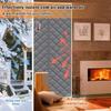 1 Piece Winter Door Curtain, Windproof & Thermal Insulated Magnetic Heavy Duty Thermal Curtain Soundproof Energy Saving Windproof Indoor Outdoor