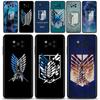 Attack On Titan Icon Case For Xiaomi POCO X3 NFC X3 M3 M4 Pro X3 F3 GT Cover for Mi 11T 10T Pro 9T 11 Note 10 Lite Civi Shell