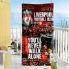 Liverpool Team Customize Your Name Beach Towel Super Soft Absorbent Ideal For Travel Outdoor Swim Pool Yoga Surf Camping Hiking Gym Gift Holiday