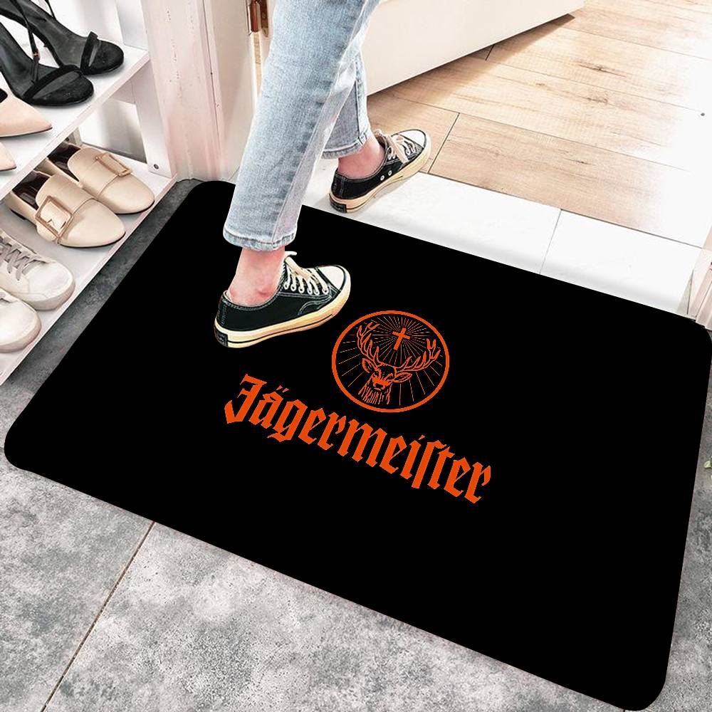 Логотип Jägermeister Коврик для ванной в стиле INS Мягкий Коврик для пола в спальне Домашний Коврик для прачечной Противоскользящий Добро пожаловать Коврик для двери