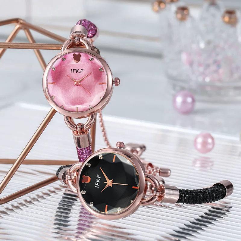 Привет модные часы Роскошные женские кварцевые часы Водонепроницаемые женские часы Женские наручные часы