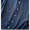 Summer Denim Shirt Short Sleeved Loose Top Tencel Shirt Blouses & Shirts