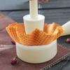 Easy Clean Bowl Cone Mold Non-Stick Ice Cream Cone Maker Portable Baking Mould Kit  Home Kitchen