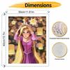 Disney Рапунцель DIY Масляная живопись Арт-набор для рисования Декор для дома Ручная работа Подарок Принцесса Запутанная Плавающие фонарики Красивое настенное искусство