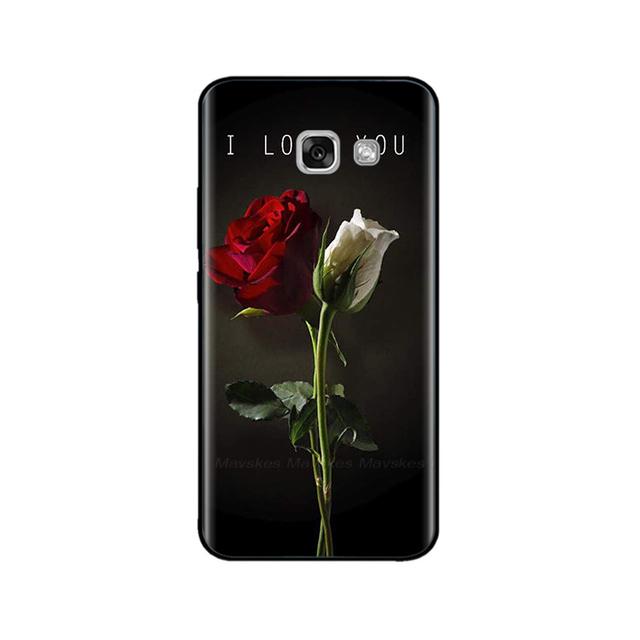 For Samsung Galaxy A3 2017 Case Silicon Soft Black Case For Samsung A7 A5 A3 2017 Case Cute Printed Tpu Bumper Phone Cover