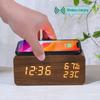 New Elegant High-Quality Wooden Alarm Clock - Elevate Your Space with Function and Style. Impress with This Exquisite Timepiece