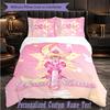 Personalized 3Pcs Bedding SetSailor Moon Custom Text Duvet Cover Pillowcase Set Bedroom Gift