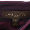 Louis Vuitton Французская шерстяная юбка миди 36 Фиолетовая Застежка-молния сзади Женская Б/у