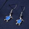 Earrings Blue Australian Treasure Turtle Earrings Fashionable and Versatile Earrings
