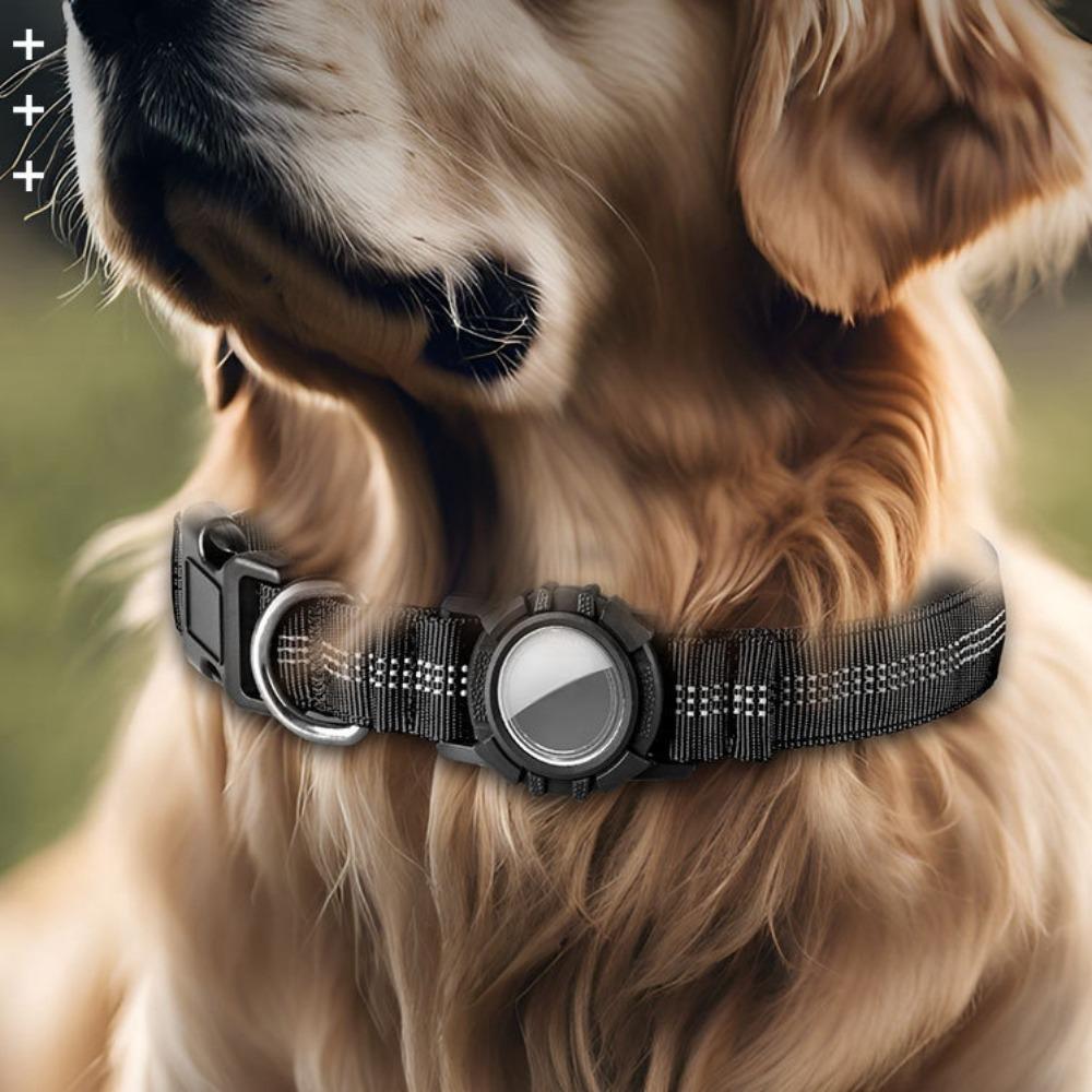 Elastic Band AirTag Cat Collar Reflective Air Tag Holder Dog GPS Collars  for Kittens Puppies