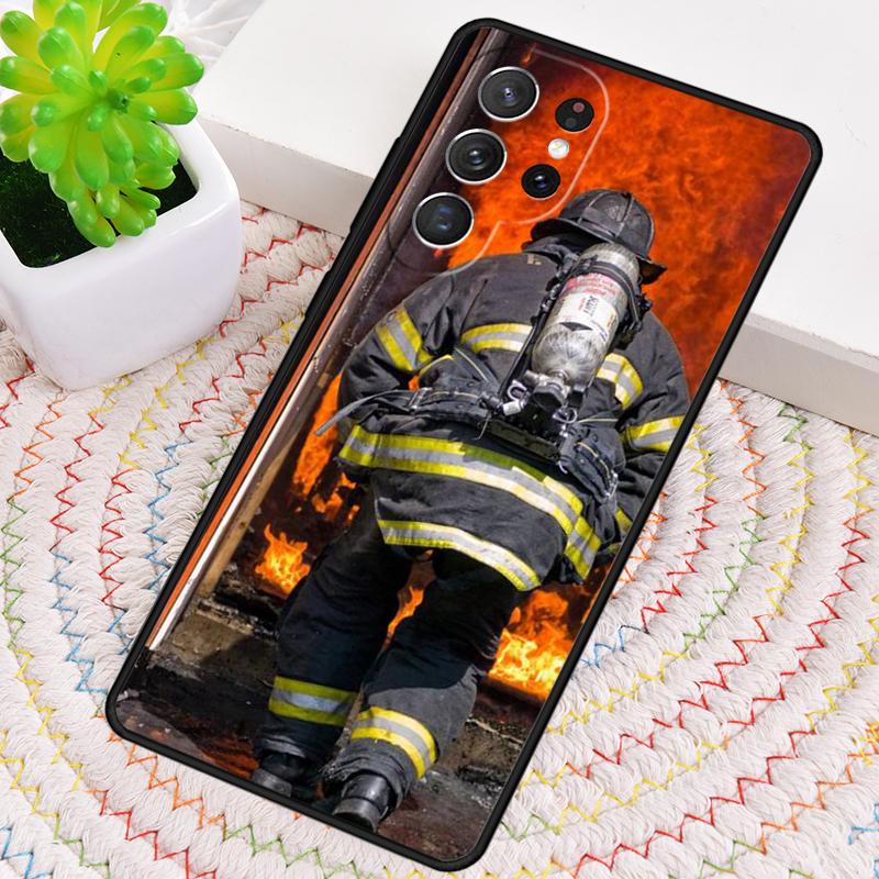 Чехол для телефона Пожарный Пожарный для Samsung Galaxy note 10 pro S26 Ultra S23 S24 FE S25 S21 S22 PLUS ударопрочный Cove