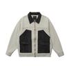 American Retro Men's Washed Lapel Jacket with Large Pockets for Spring and Autumn – Loose Fit, WT94305.
