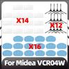 Совместимость с Midea VCR04W Робот-пылесос Запасные части Боковая щетка Швабра Фильтр HEPA Запасные части Аксессуары