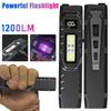 Portable LED Ultra-thin Flashlight 1100 Lumens LED Work Lamp Compact Mini Camping Light Outdoor