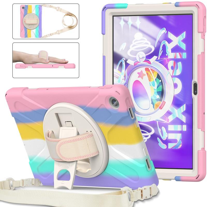 Silicone Tablet Case Lenovo M10 Plus 10.6 Inch TB-125F TB-128F Full Coverage Shockproof Back Cover