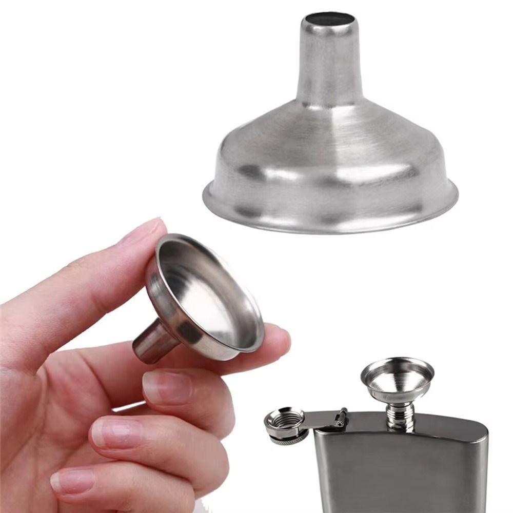 S/M/L Stainless Steel Funnel Anti-Drip Mini Kitchen Liquid Dump Tool Transferring Liquids