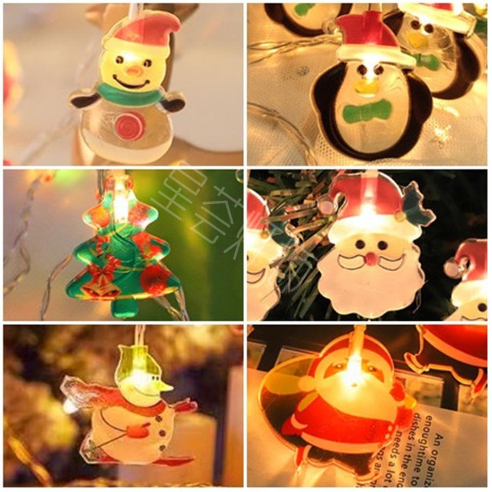Snowman Christmas Light String Christmas Tree Xmas Ornaments Light Christmas Lights Strip Party