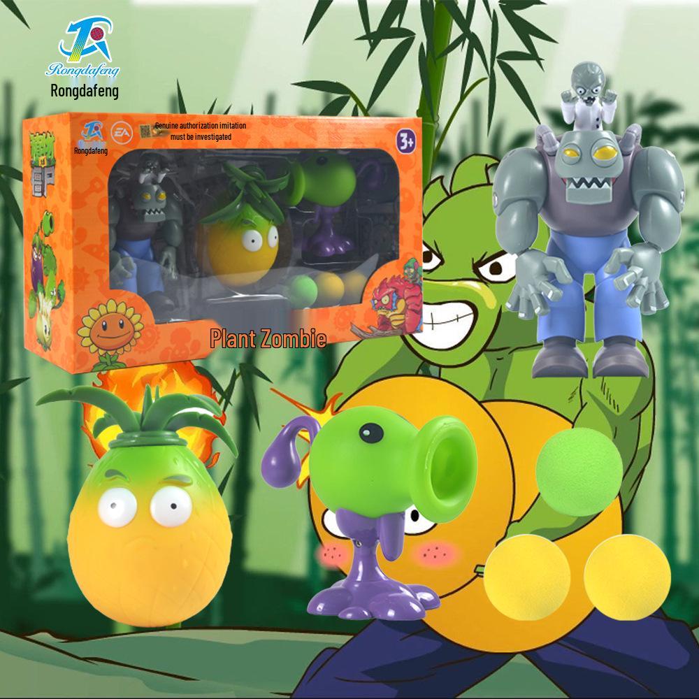 Растения против. Зомби Питчер Вращающийся Желудь Воскрешение Редис Ниндзя Электрический Горох Баклажан