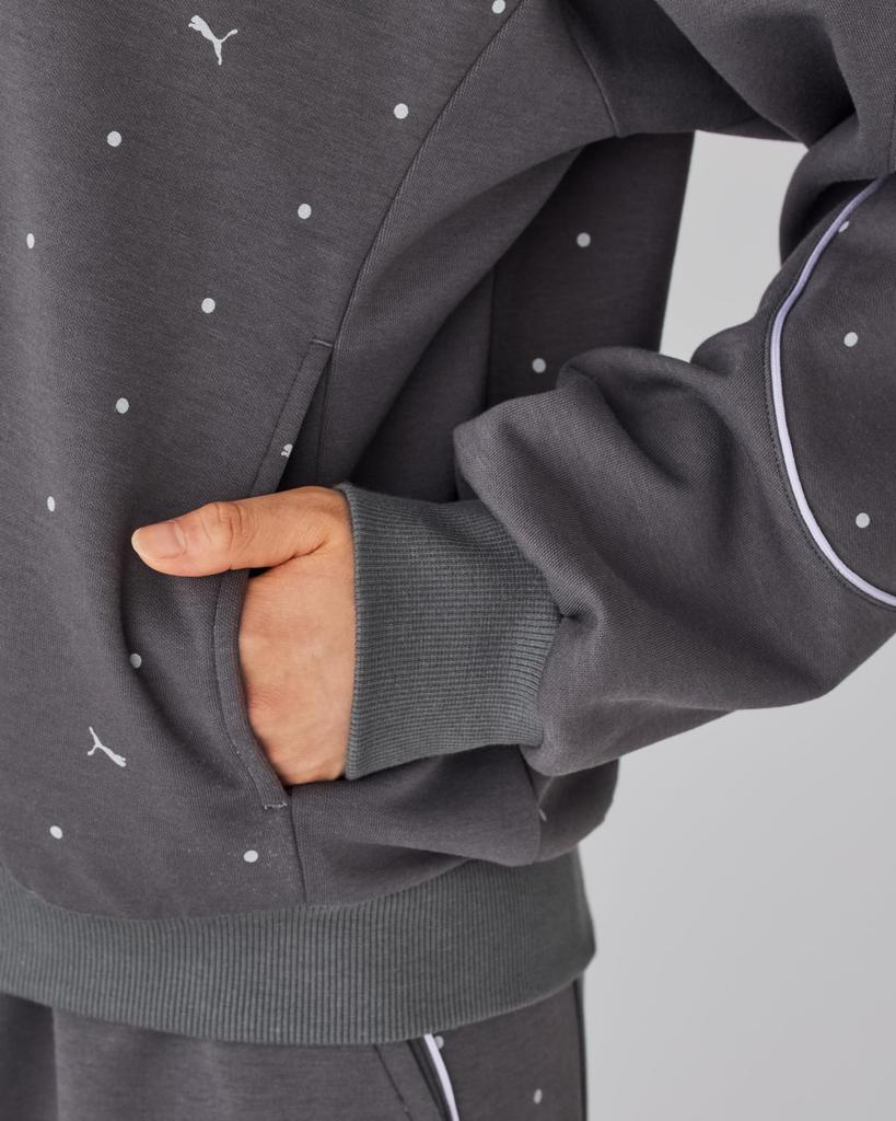 Puma 690174 Женская куртка Core Heritage MX Track, Повседневная, Спортивная джерси,, 25 Осенне-зимний цвет Пыльно-серый (44), L