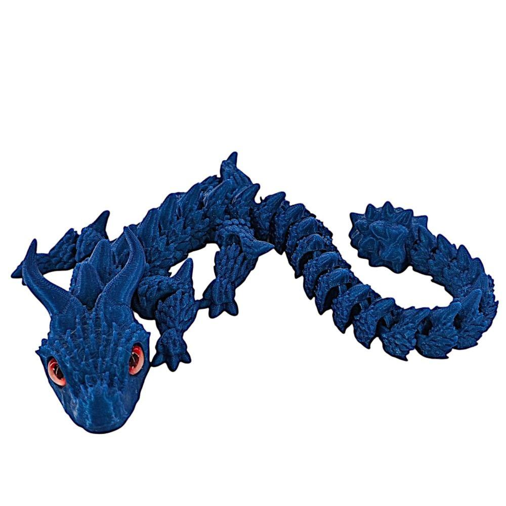 Simulated Eye 3D Printed Dragon 3D Articulated Dragon Toys Landscaping Decoration