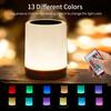 7/13 Color Changing LED Night Light RGB Touch Control Dimmable Bedside Lamp USB Rechargeable Table Lamp Night Desk Decor Gift