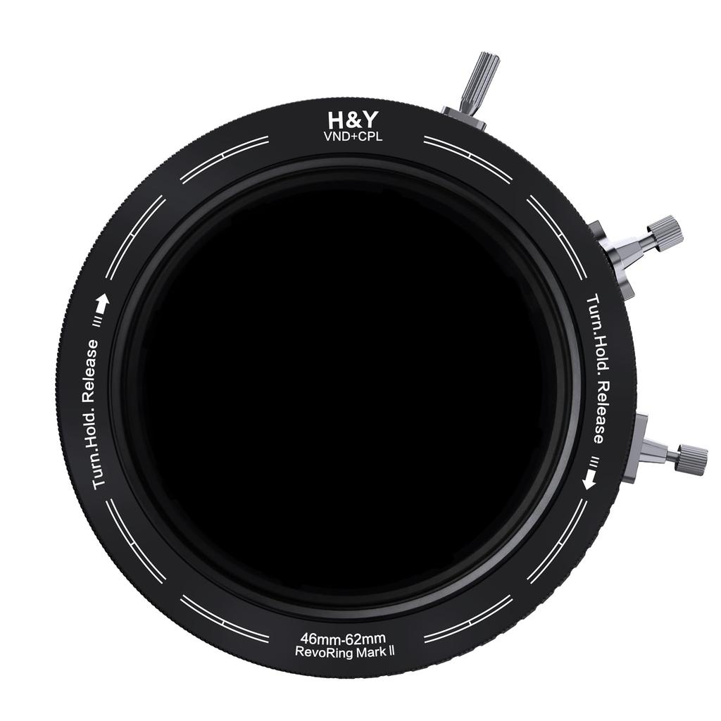 Переменный ND-фильтр PL-фильтр REVORING Variable Mark II с переменным адаптером Совместим с диаметрами фильтров и и кольцом H&Y 46-62 мм ND3-1000+CPL.