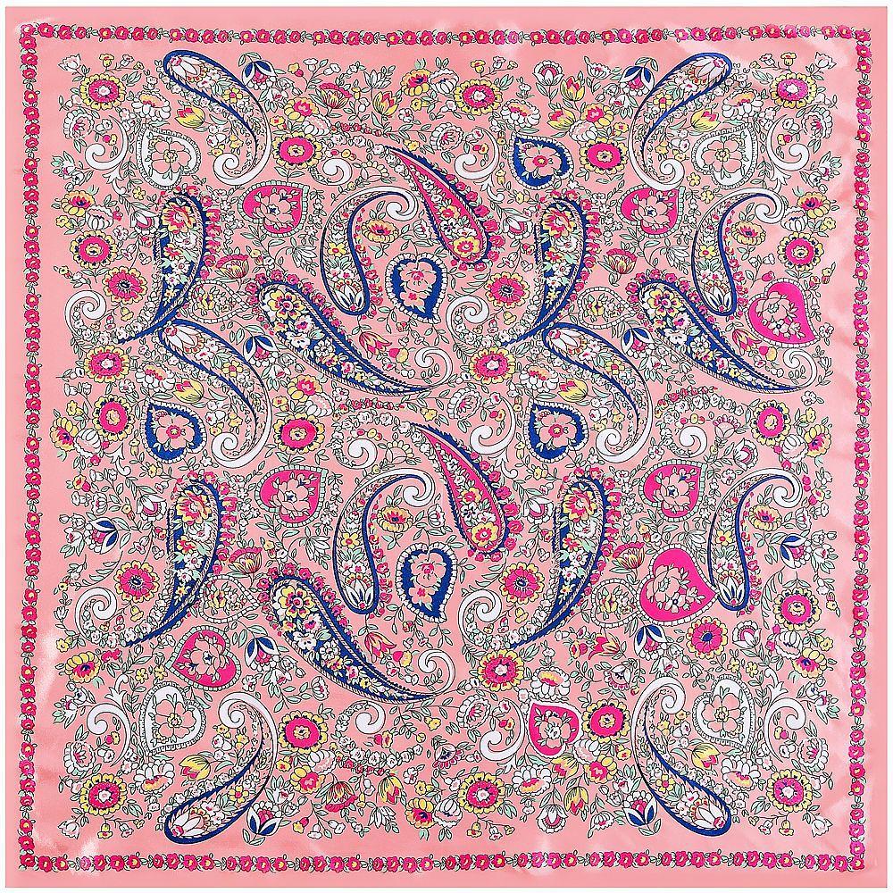 Luxury Four Leaf Clover Flower Headband Hijab Bandana Women Satin Silk Scarf Shawl Foulards Femme Square Scarves Wraps 90*90CM