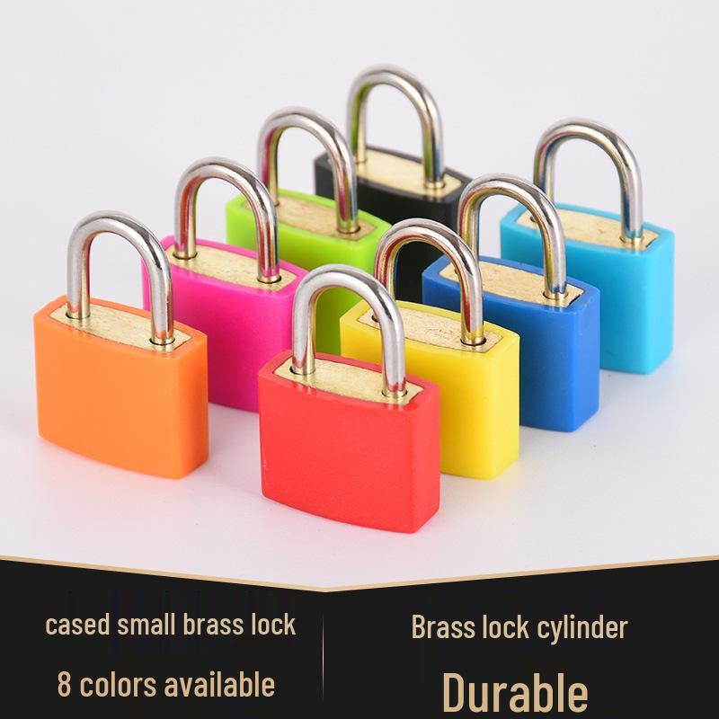 Красочный навесной замок с медным сердечником для чемоданов, сумок, шкафчиков, общежитий и путешествий