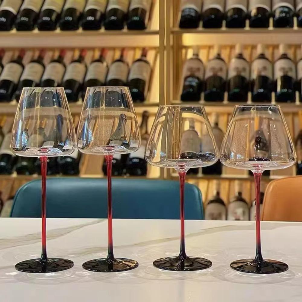 2pcs European Style Crystal Red Wine Glasses Hand-blown Red Wine Cup Luxury Champagne Goblet  Gift
