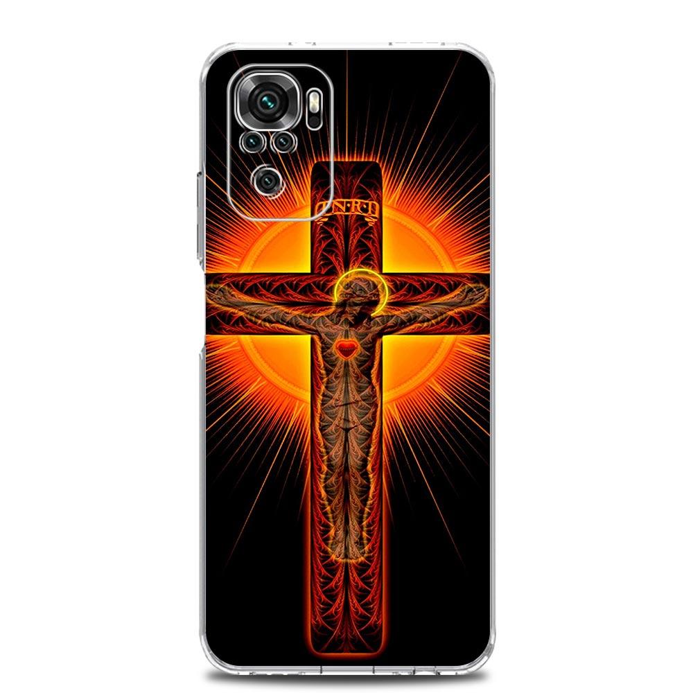 Флаг Иисуса Христа Религия Вера Чехол Для Xiaomi Redmi Note 15 14 13 12 4G 10 11 Pro Plus 5G 14C 13C 12C 10C 9A Обложка