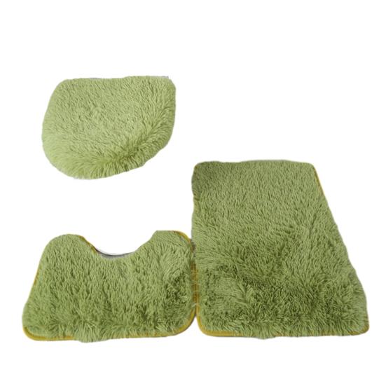 1 комплект коврика для унитаза. Очень мягкий U-образный нескользящий впитывающий коврик для пола.