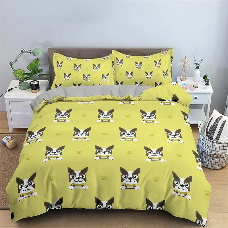 Пододеяльник с изображением мультяшного кота, короля и королевы, красочный комплект постельного белья с изображением милых животных, детский питомец, котенок, мягкий полиэстеровый чехол для одеяла