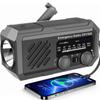 Portable Solar Hand-Crank Multi-Function Pocket Radio