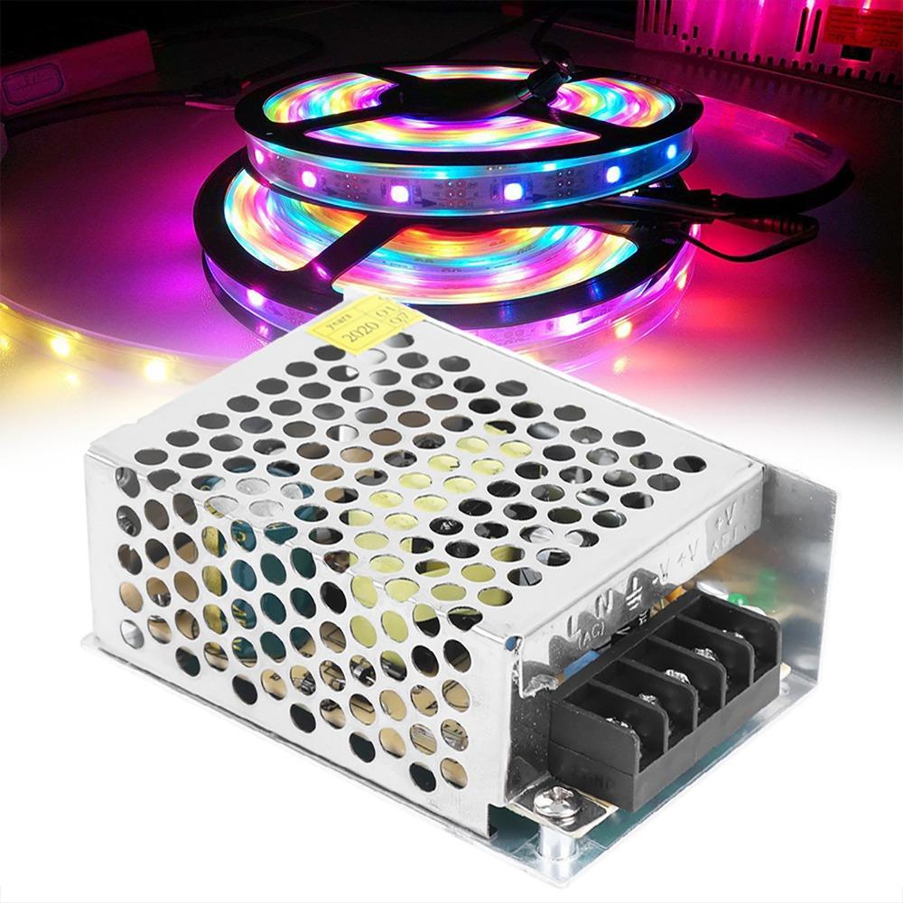 Адаптер DC 5V 12A 60W Импульсный блок питания Регулируемый 100-240V Светодиодный драйвер Универсальный трансформатор напряжения для камеры видеонаблюдения