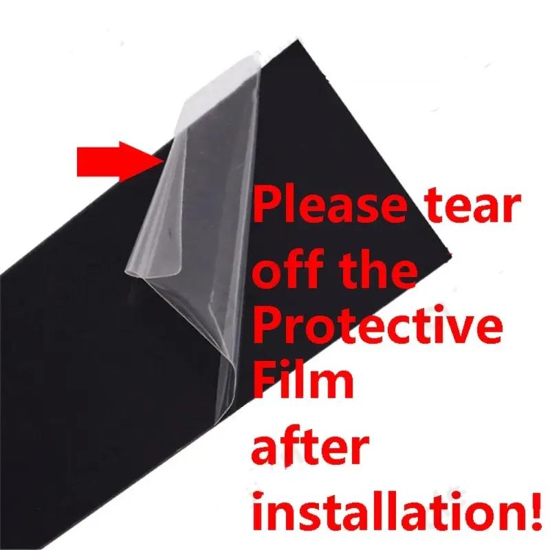 6/8 шт. Черная углеродная fiber Накладка на стойку кузова BC для окна двери автомобиля Наклейка из ПК материала Для Subaru XV Crosstrek 2012-