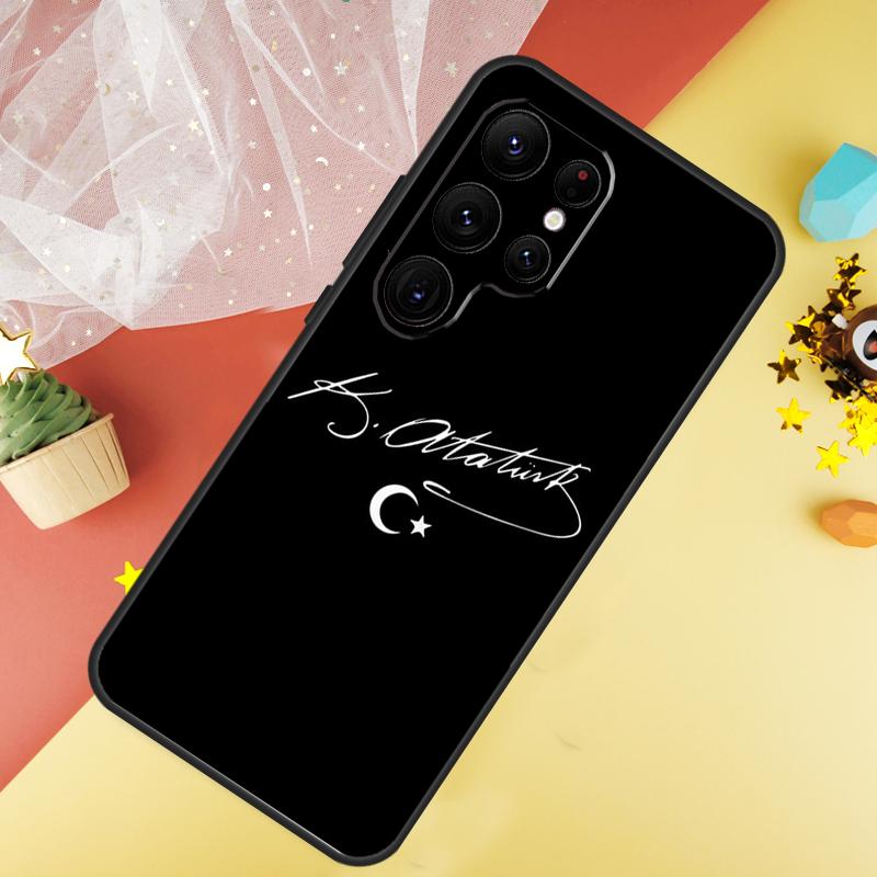 Чехол для телефона Мустафы Кемаля Ататюрка для Samsung Galaxy S25 S26 Ultra S21 S20 S22 S23 Ultra S10 Plus S24 FE Чехол Coque