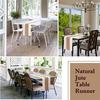 Jute Burlap Table Runner with Light Edge Trim