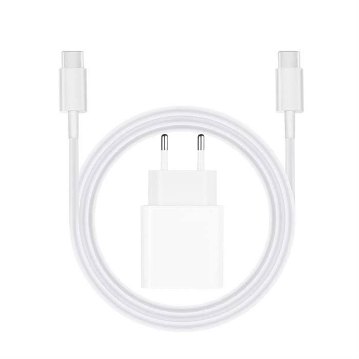 18 Вт Зарядное устройство USB-C Адаптер с кабелем Type-C Быстрая зарядка для iPhone 11 Pro_7601SD16532