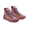 Converse Полупрозрачная сетка Utility Chuck Taylor All Star Ретро Универсальные Повседневные Высокие Кеды из Канваса Женские Кроссовки Розовый Красный Желтый 567368C