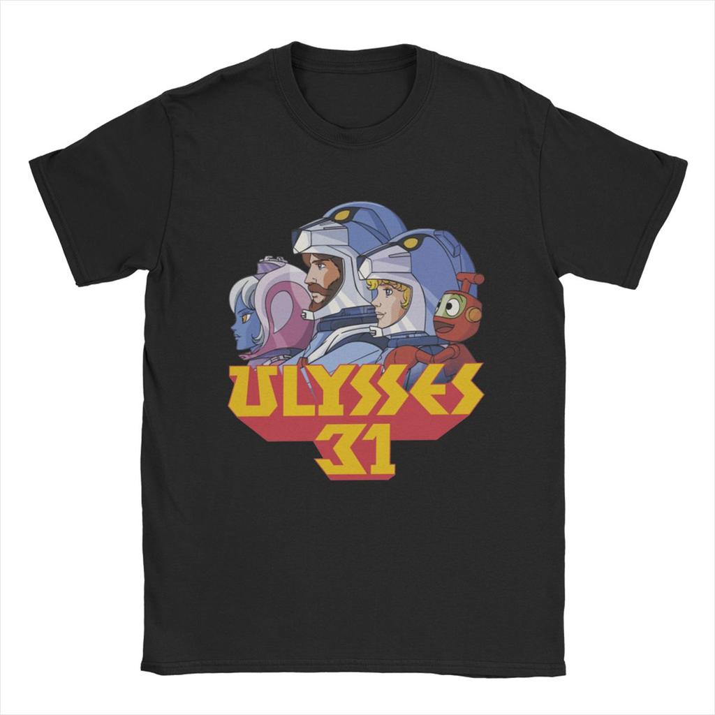 Потрясающие футболки Ulysses 31 для мужчин, хлопковые футболки с круглым вырезом, футболка с коротким рукавом с рисунком, одежда больших размеров