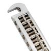 Musiclily Pro Pigtail Style Wraparound Bridge for LP Les Paul SG Electric Chrome 10.5mm Guitars,