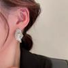 New Style Versatile Irregular Wrinkle Earrings for Women, Light Luxury Design, Earnail Fashion Earrings