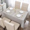 Luxury Waterproof PEVA Plaid Tablecloth & Chair Mat - Oil-Proof, High-End Rectangular Dining Cover