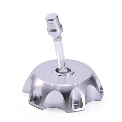 Алюминиевая CNC Крышка Топливного Бака для Питбайка Мотокросса Cayo Irbis TTR125 TTR 125125cc Apollo (Серебряный)