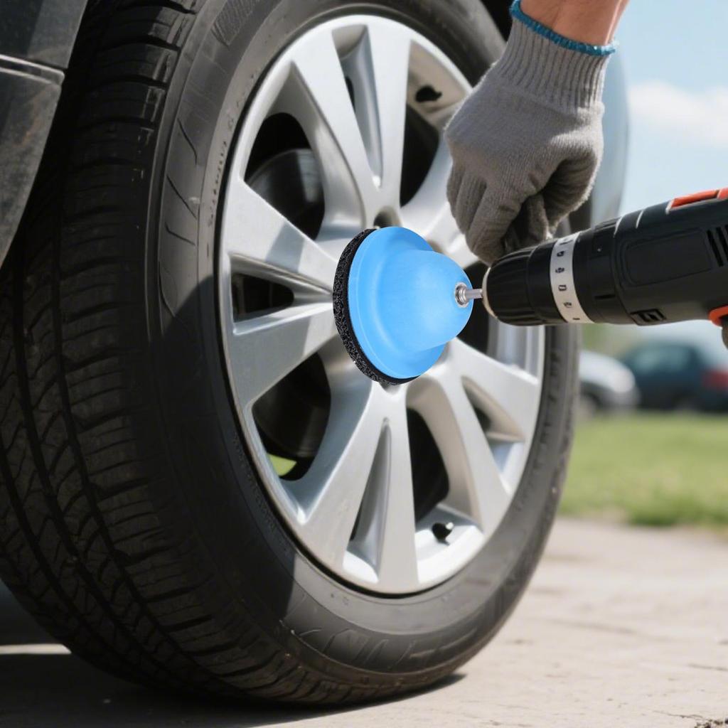 Очиститель ступиц Шлифовальная машина для ступиц колес С приводом 1/2 Удаление ржавчины Для сменного автомобиля Трактора Автодома Грузовика Прицепа