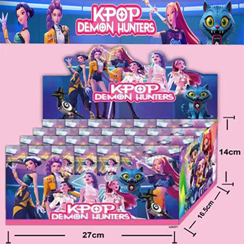 %@ K-pop Охотники на демонов Фигурка Модель Игрушка Мультяшные Игровые Периферийные Устройства Украшение Стола Коллекционные Фигурки Модель Игрушка Для Подарка Ребенку_$