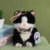 Мультяшная Плюшевая Игрушка Сиамский Кот С Наполнителем из Полиэстера Для Девочек и Мальчиков Подарок