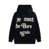 Cross-border trendy brand high street kanye Kanye same rebirth foam letter hooded sweater men's and women's bf hoodie jacket