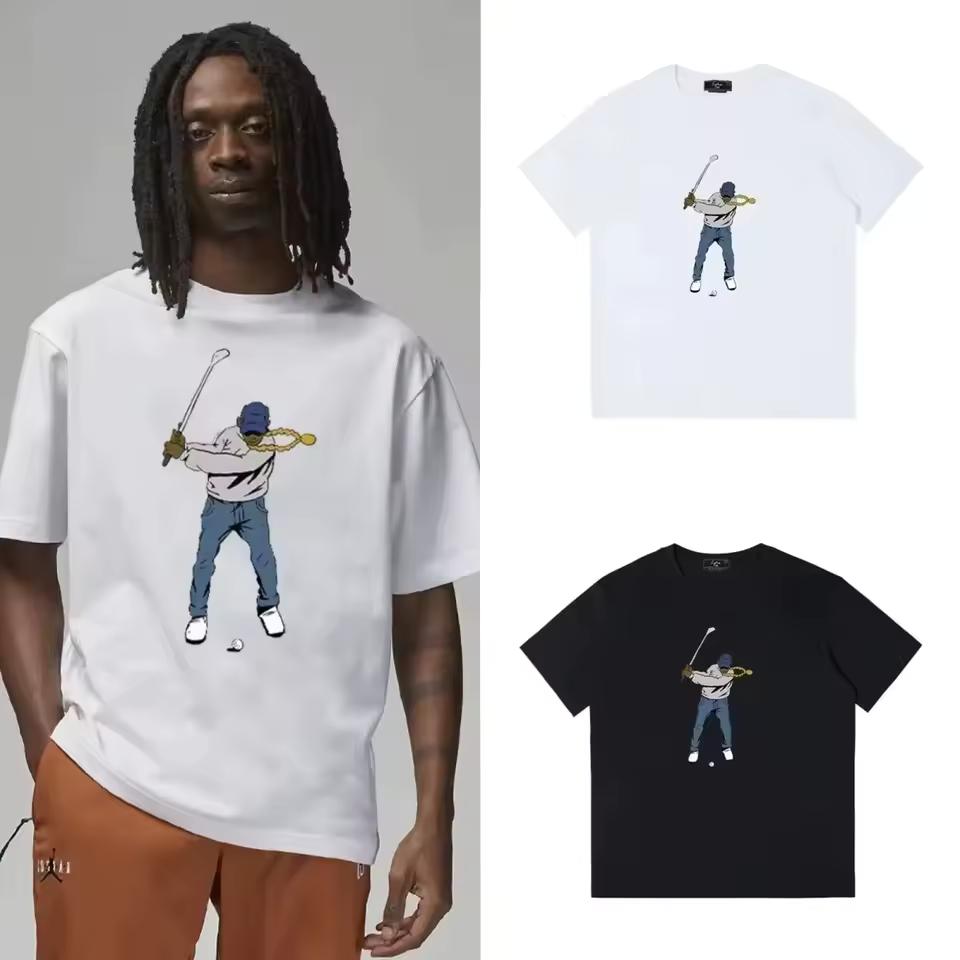 2026 High Quality Eastside Golf Summer Korean Golf Short Sleeve Breathable Sport Print Crew Neck T-Shirt
