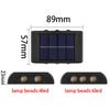 Solar LED Outdoor Light Solar Lighting Sensor Lamp Streetlights Exterior Garden Decoration Garland Waterproof Solar Wall Light